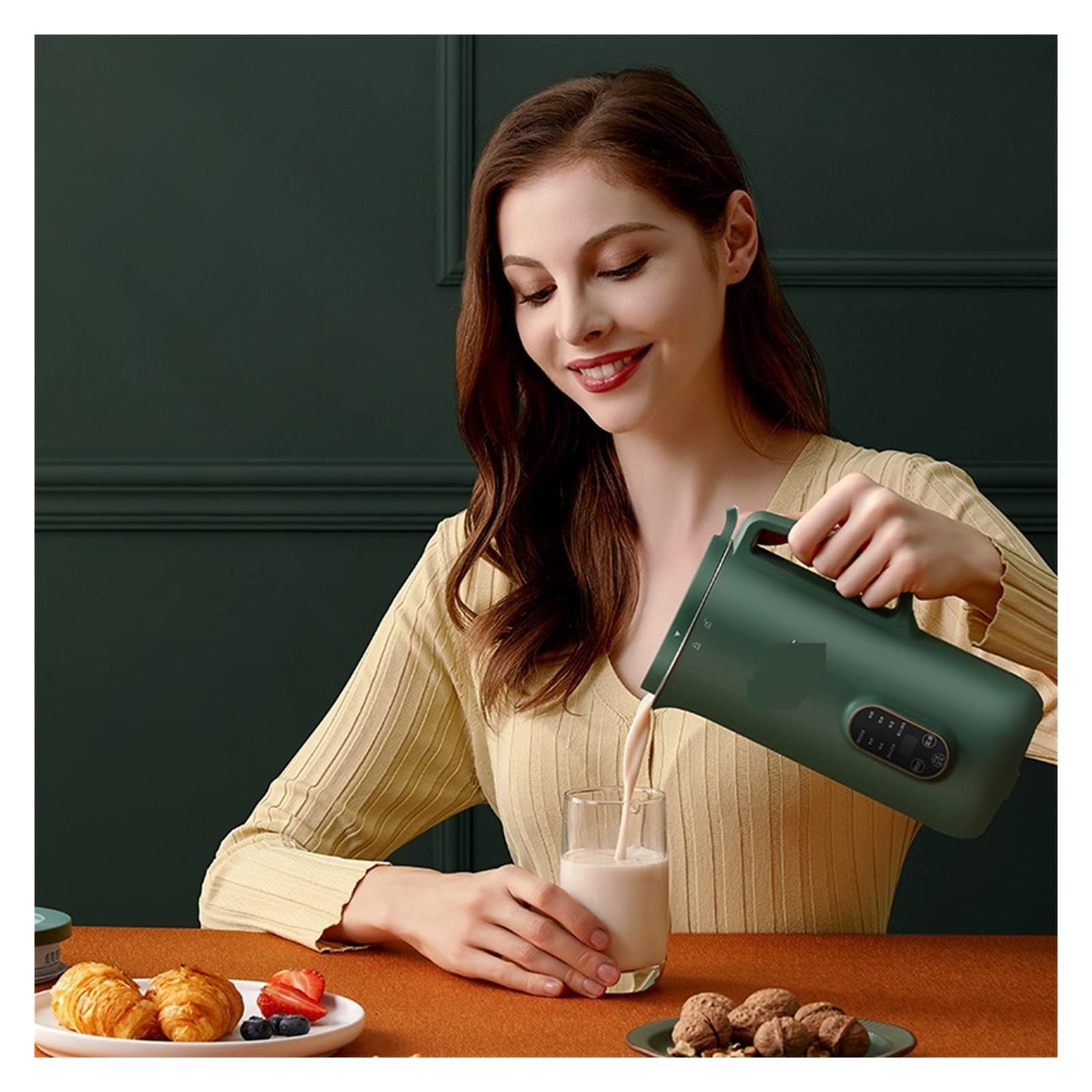 Amazon.com: NBAAYIK 800ml Soybean Milk Machine Electric Juicer