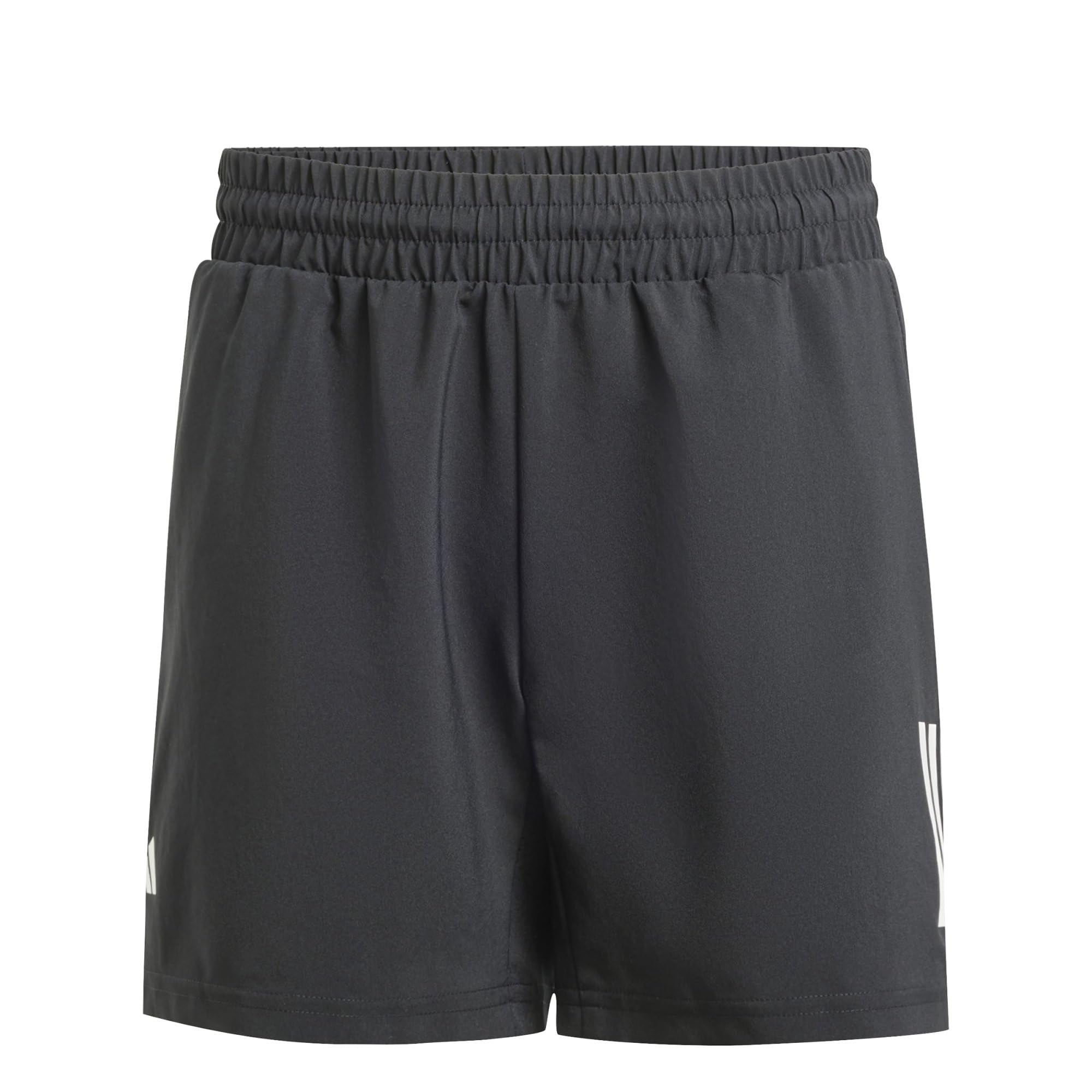adidas Boy's Boys Club Tennis 3-Stripes Shorts, Black, 7-8 Years