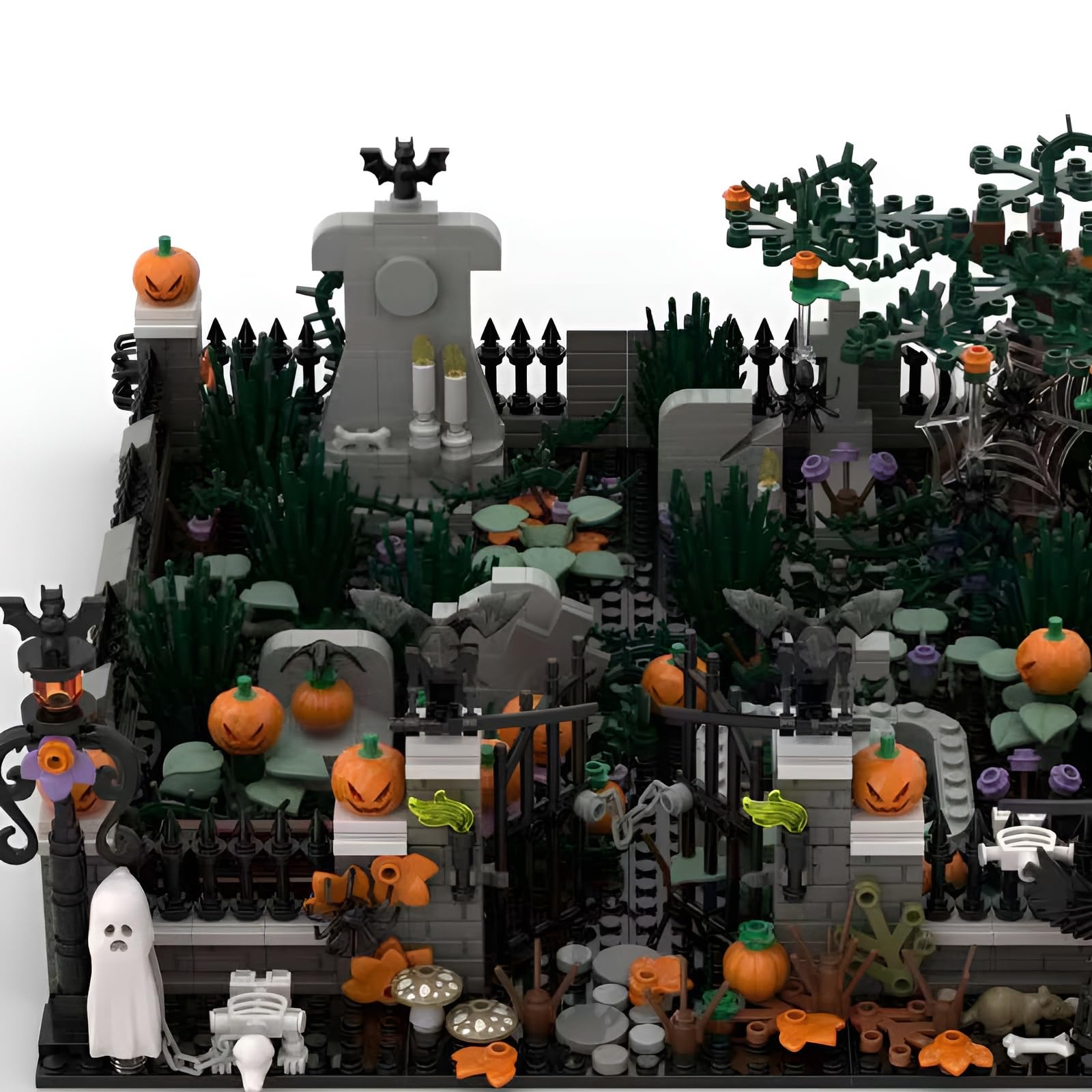 Friedhof Bausteine Bausatz, Gruseligen Totenhof Szene Model Halloween Dekor