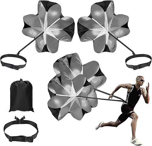 "NA" SooGree - Paracaídas para correr, entrenamiento de velocidad de 56 pulgadas, paracaídas de resistencia para niños, jóvenes y adultos, con