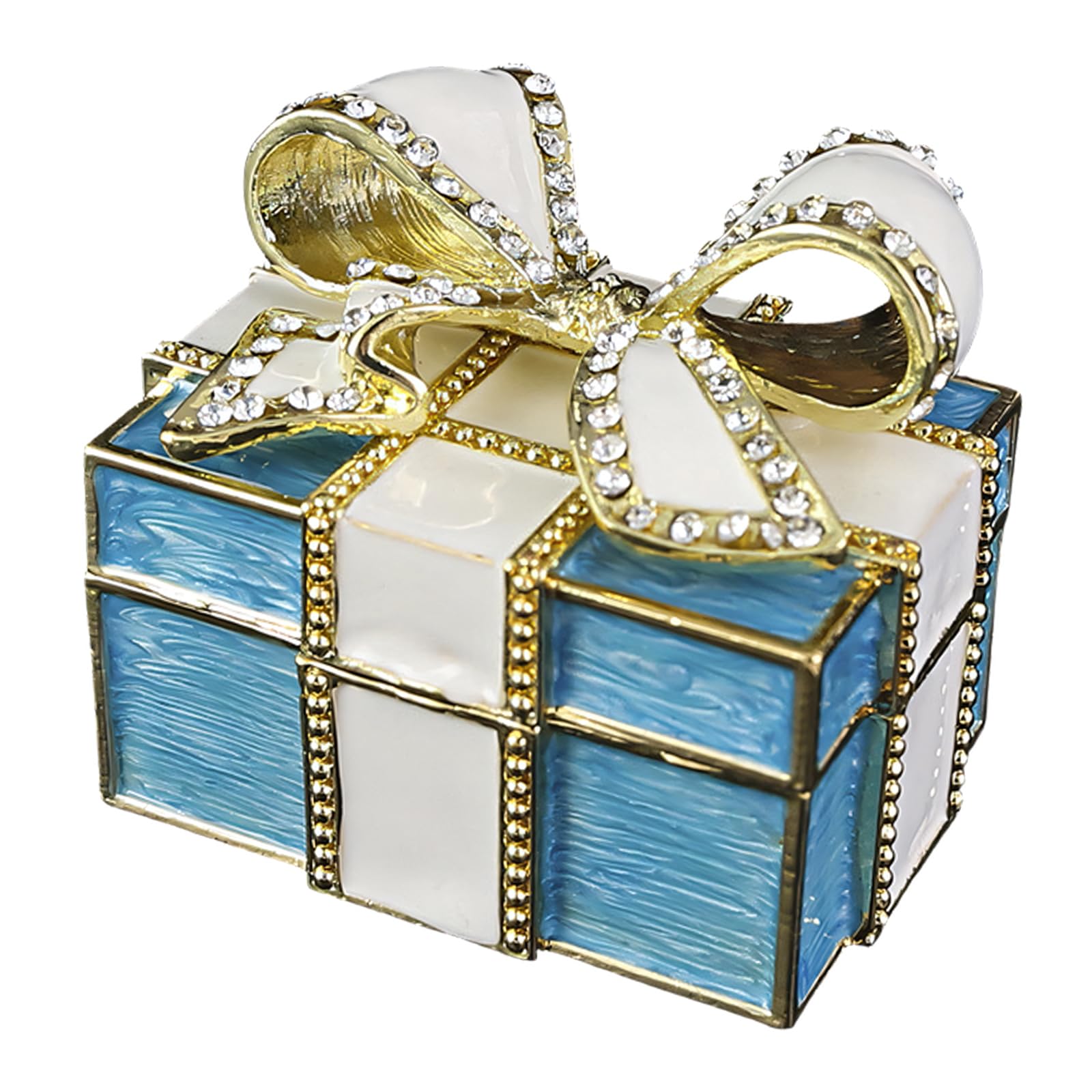 Bbajszx Themed Jewelry Storage Box Craft of Sturdy Alloy Materials Alloy Wedding Accessories Box