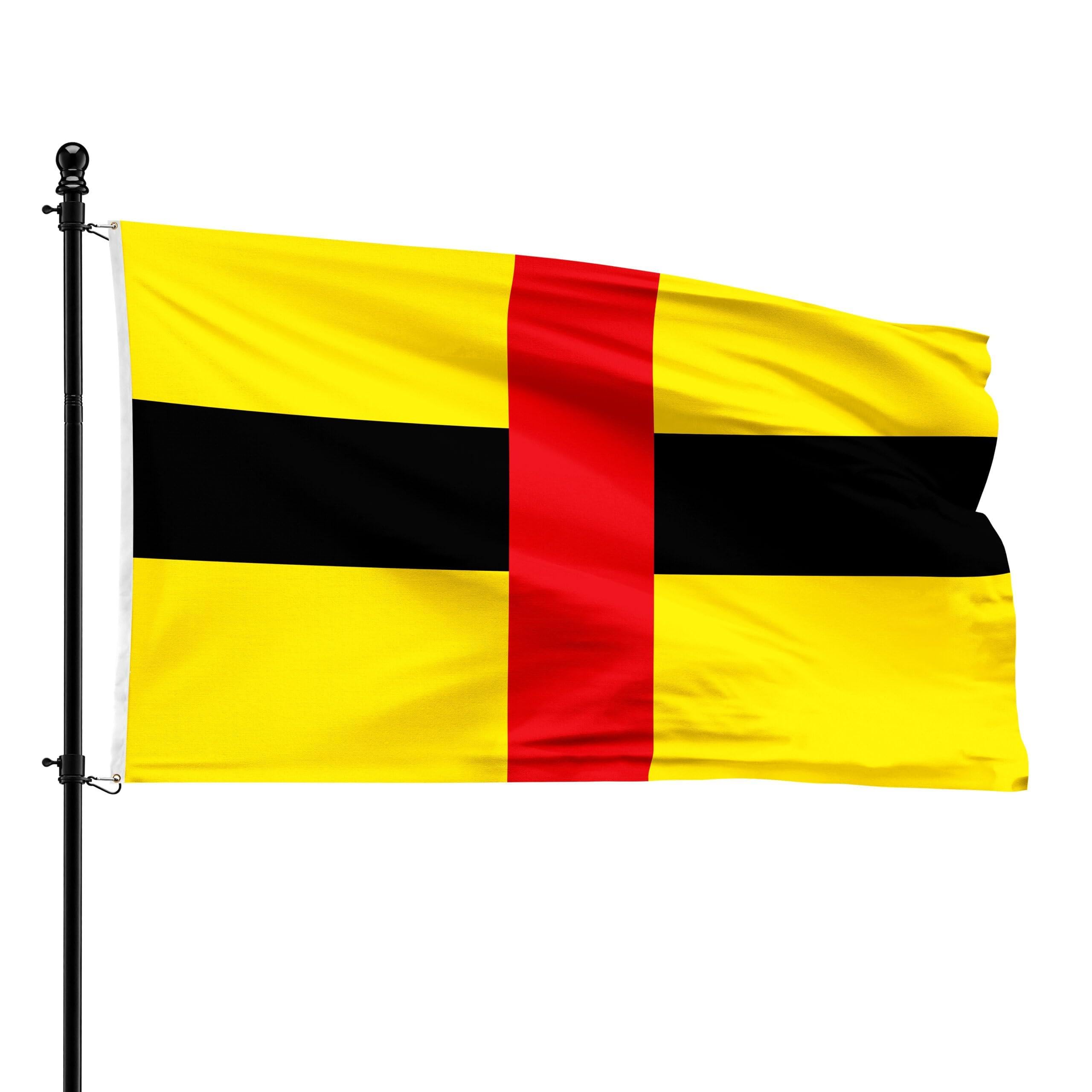 Drapeau de la Municipalité de Laakdal 90 x 150 cm pour mât extérieur