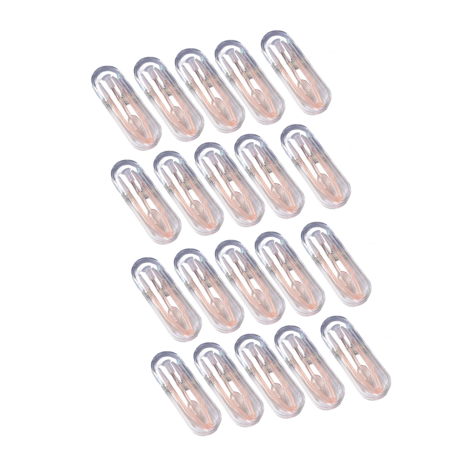 Nihuifa Orangecolor 20Pieces Lenses Applicator Set Includes Tweezers And Small Suction Cup Stick Wearing Tool For Daily Use Lenses Removal Tool