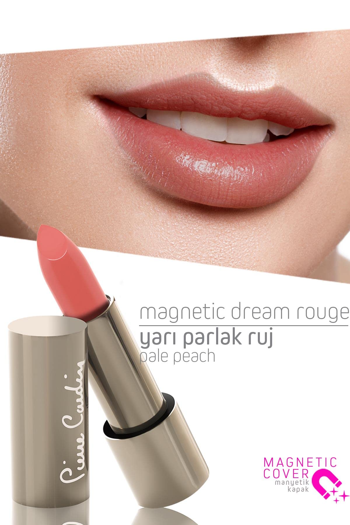 Pierre Cardin Magnetic Dream Lipstick - Pale Peach - 262