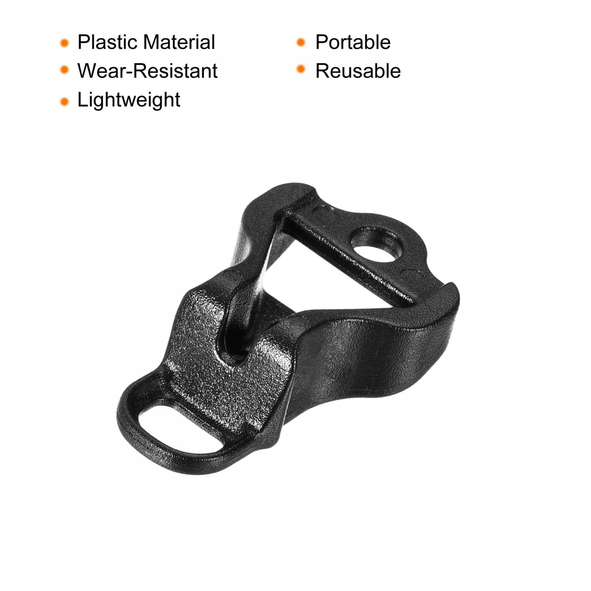 Amazon | uxcell テントロープバックル 4 mm 3穴 プラスチック