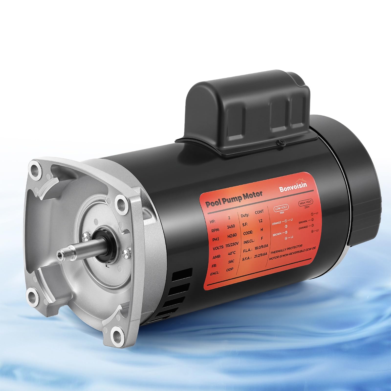 PRIMO　P-80Ⅱ Amazon.com: Bonvoisin 2HP Pool Pump Motor 56Y Frame 3450 RPM