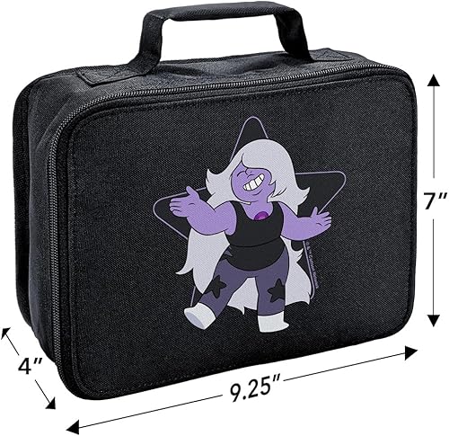 Miniatura 2 de LOGOVISION Steven Universe - Lonchera con aislamiento de estrellas de amatista y lados suaves, bolsa de almuerzo reutilizable para trabajo de