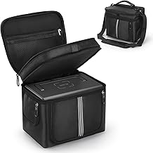 Portable Power Station Carrying Bag Compatible with BLUETTI EB3A Solar Generator, Protective Storage Bag with Accessory Pockets and Shoulder Strap