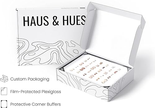 Miniatura 30 de HAUS AND HUES Decoración Divertida de Baño – Arte de Pared de Barba y Mullet, Letrero Humorístico de Baño, Impresión de Pared Divertida para Baño o