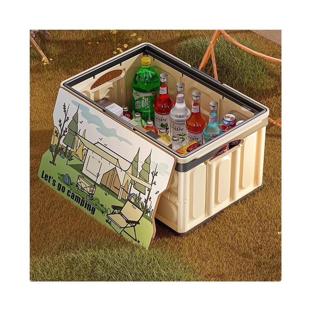 Skrzynka narzędziowa White Home Toolbox Outdoor Camping pudełko do przechowywania, składany organizer piknikowy, przenośna skrzynka zapasowa do samochodu, skrzynka na narzędzia