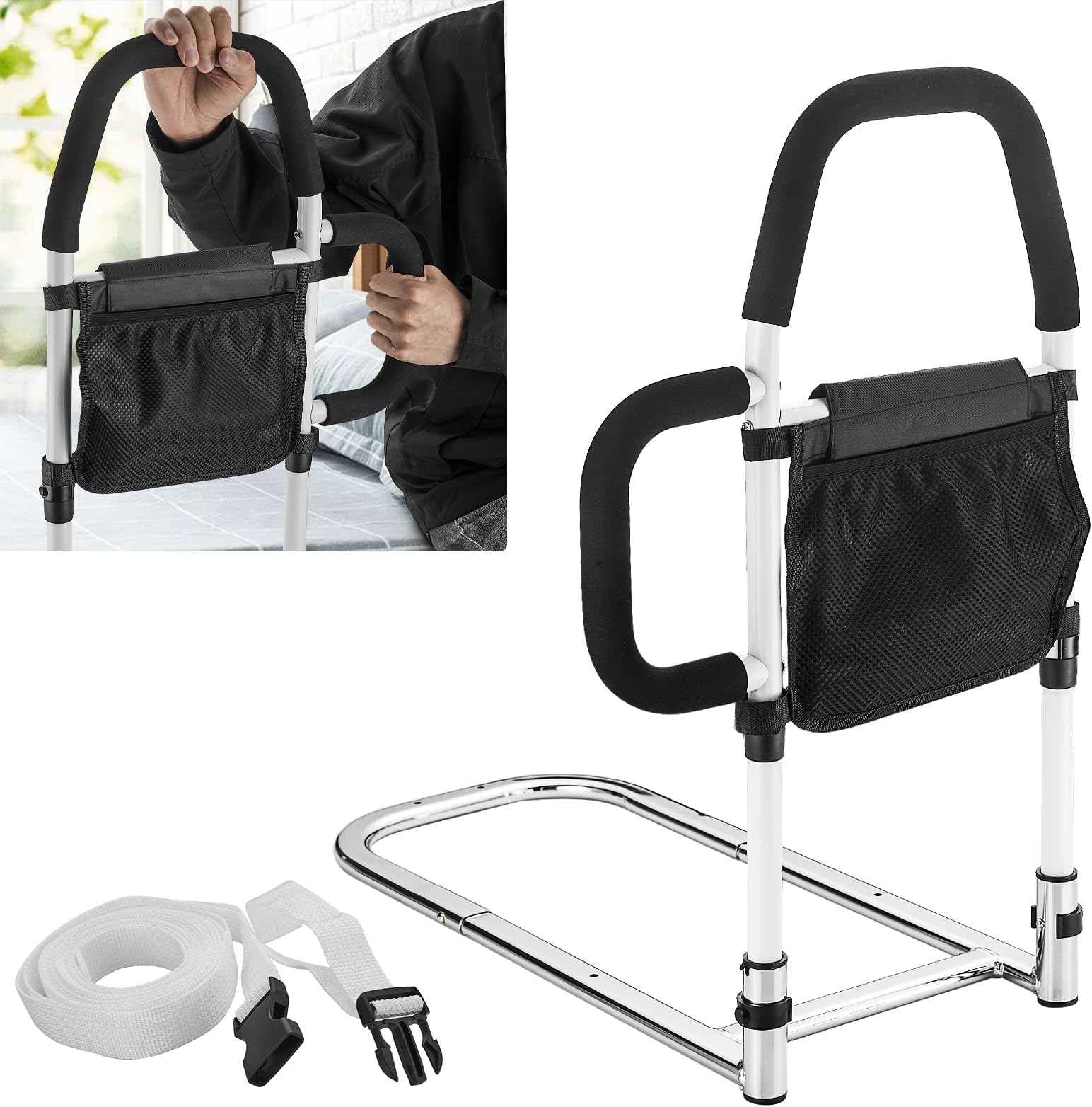 KSITEX Bed Rails for Elderly Adults Safety Bed Assist Rail