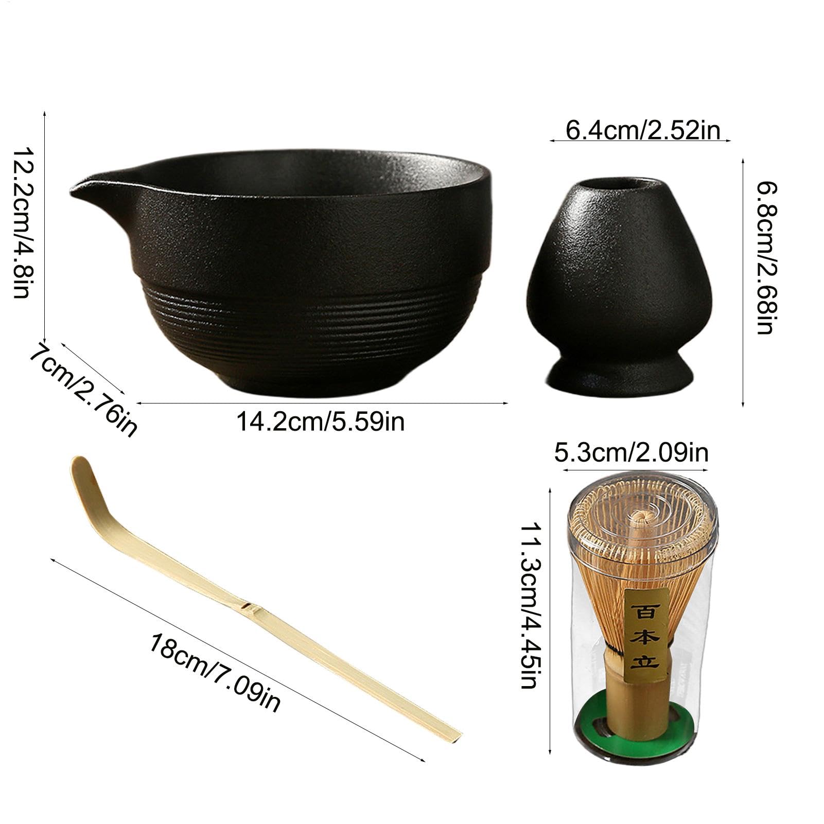 Ceramiczna miska do , wylewka miski , miarka do trzepaczki , zestaw do herbaty , tradycyjny zestaw , uchwyt na trzepaczkę , wylewka do trzepaczki, zestaw do