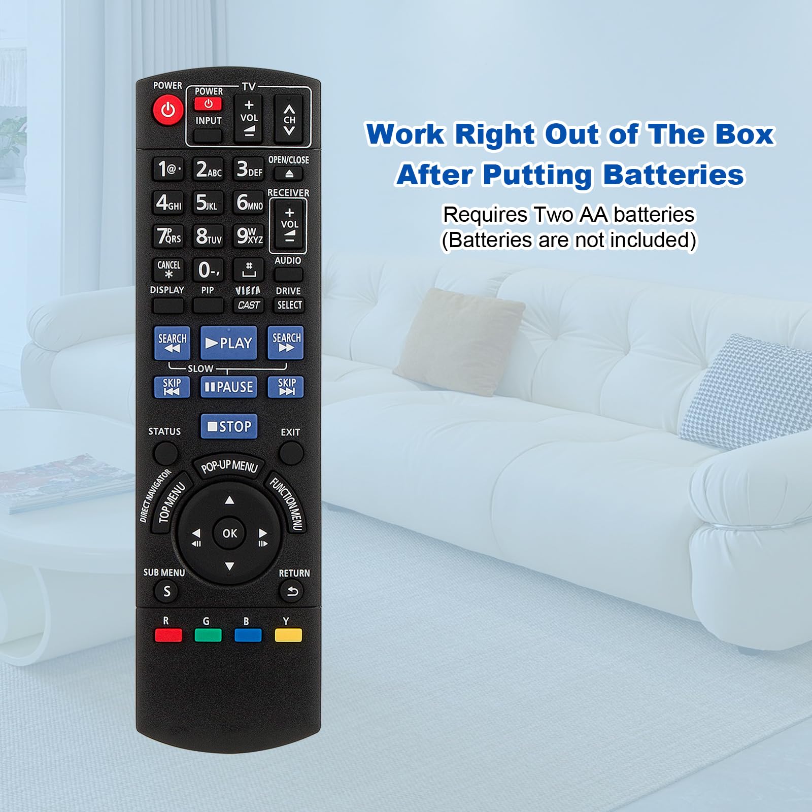 Amazon.com: N2QAKB000076 Replace Remote Control fit for Panasonic