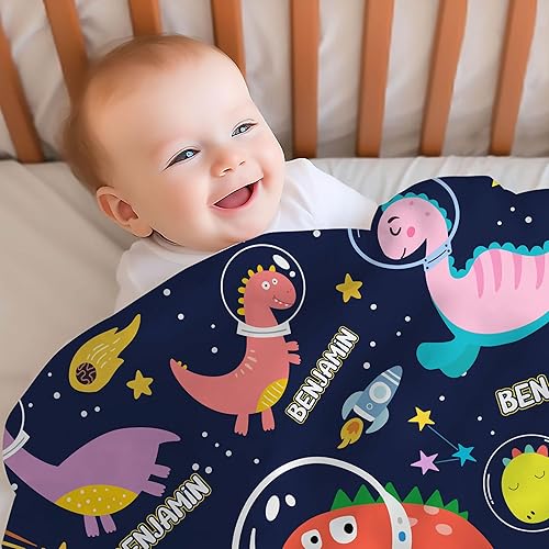 Vista 18 de Hyturtle Mantas de bebé personalizadas con nombre – Manta de camuflaje personalizada con nombre – Manta de forro polar verde camuflaje para niños