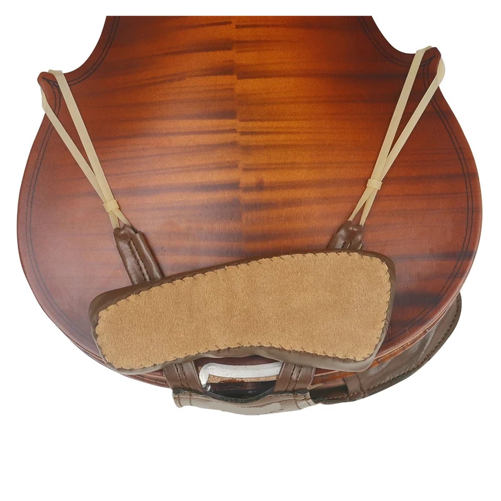 Mentonnière pour Violon Mentonnière for violon, épaulière, épaulettes gauches, mentonnière rembourrée, 1/8, 1/4, 1/2, 3/4, 4/4, accessoire à cordes(Black 1-2 1-4)