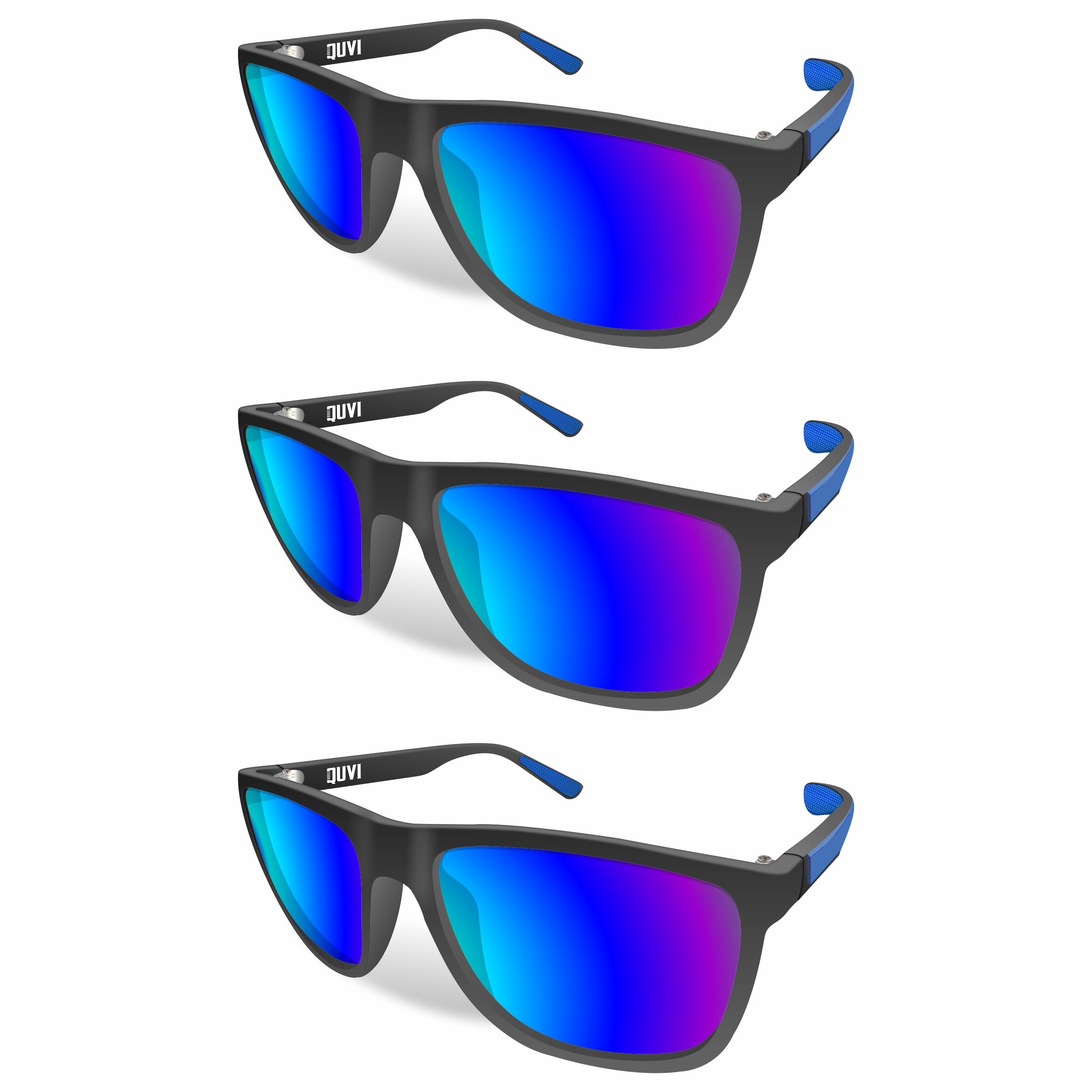 Occhiali da sole polarizzati da uomo, protezione UV, occhiali da sole da uomo, per guida, sport, pesca, golf, ciclismo