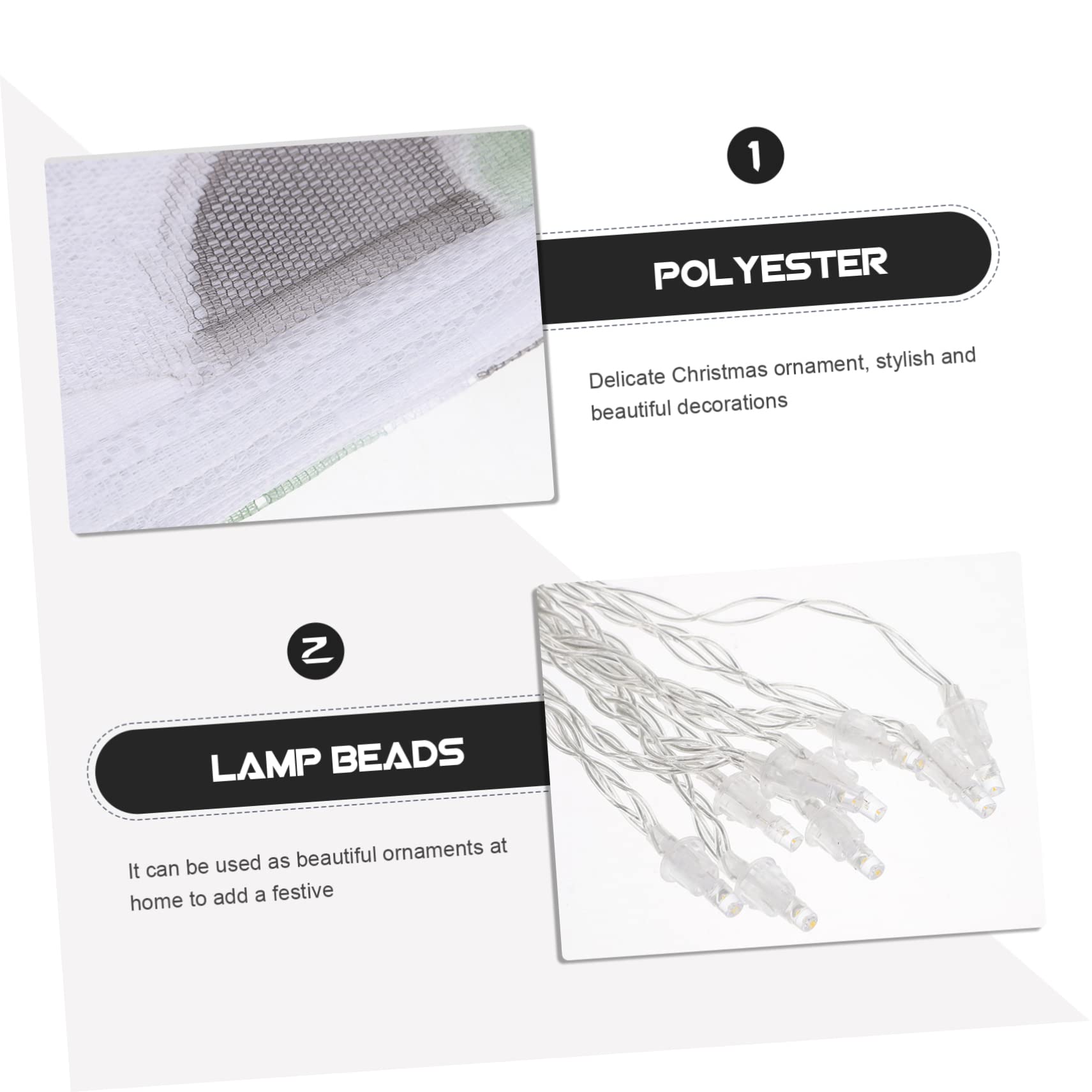 COLLBATH Vorhang für Weihnachten mit Led-lichtern Strapazierfähig aus Hochwertigem Material Kreatives und Einzigartiges Weihnachtsmotiv Kompakt und Einfach zu Handhaben