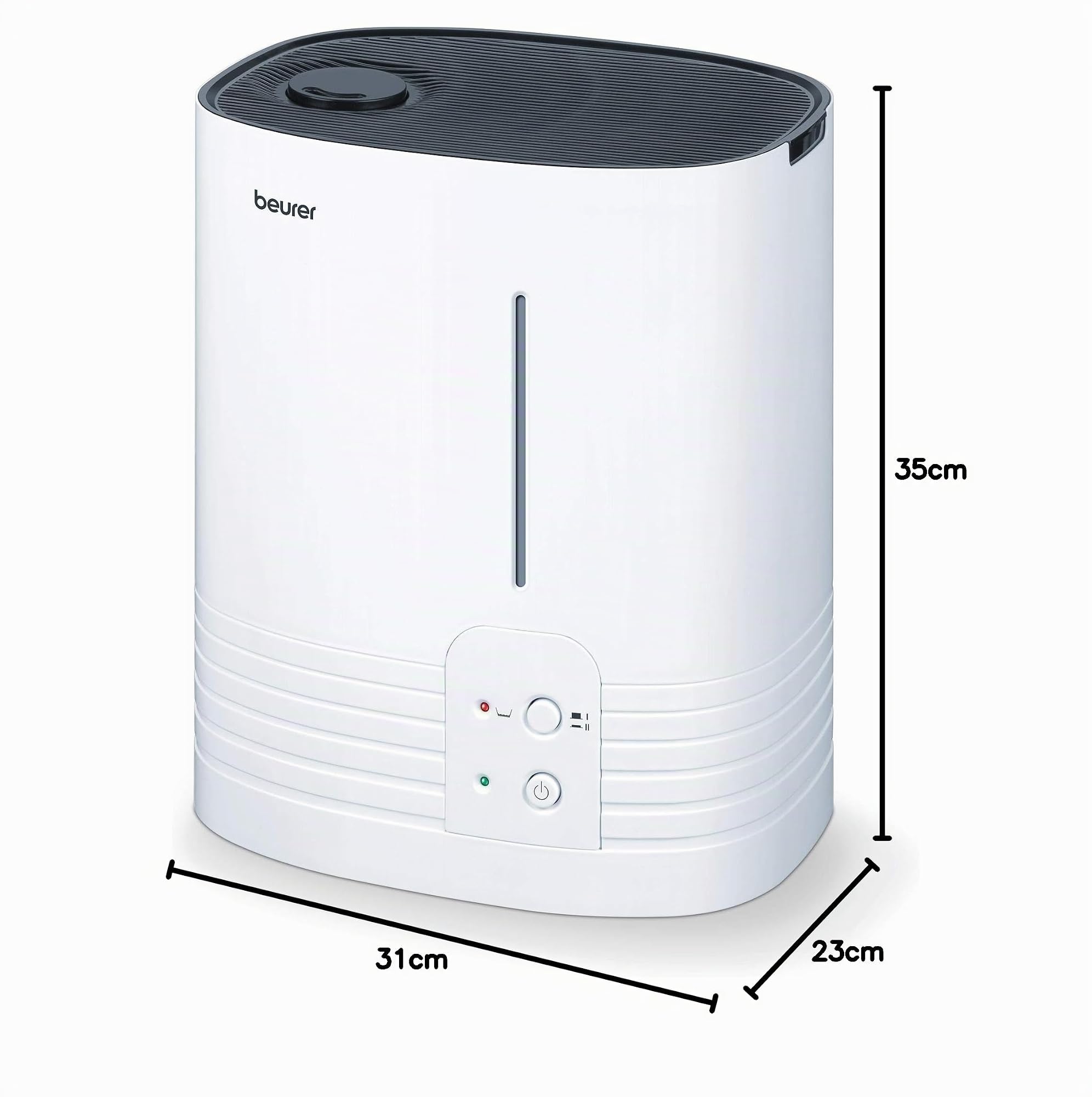 Beurer LB 55 Umidificatore con Tecnologia ad Evaporazione dell'Acqua Calda