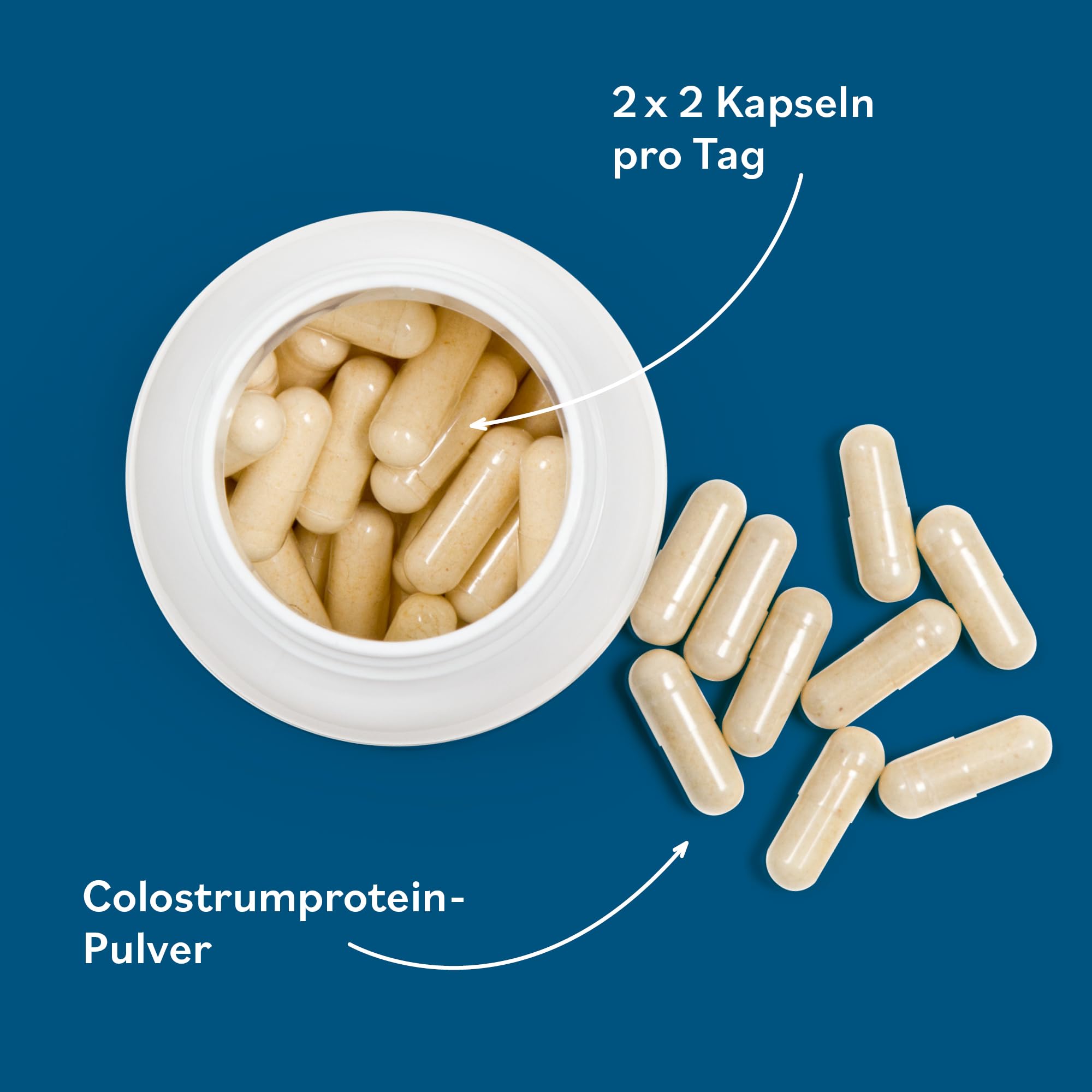 JAB Colostrum - Colostralmilch in Apothekenqualität - 120 Kapseln