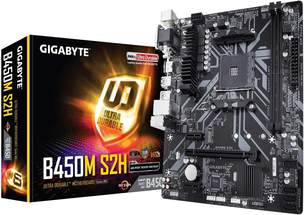 GBB 450M S2H (Sockets AM4 / B450 / DDR4 / S-ATA 600 / Micro ATX)