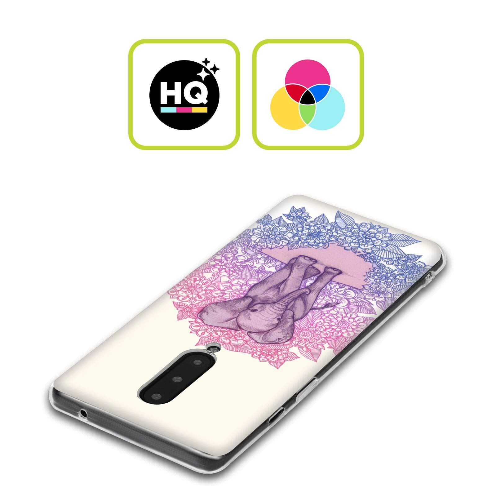 Head Case Designs Officially Licensed Micklyn Le Feuvre Cute Baby Elephant Animals Soft Gel Case Compatible with OnePlus 11 5G