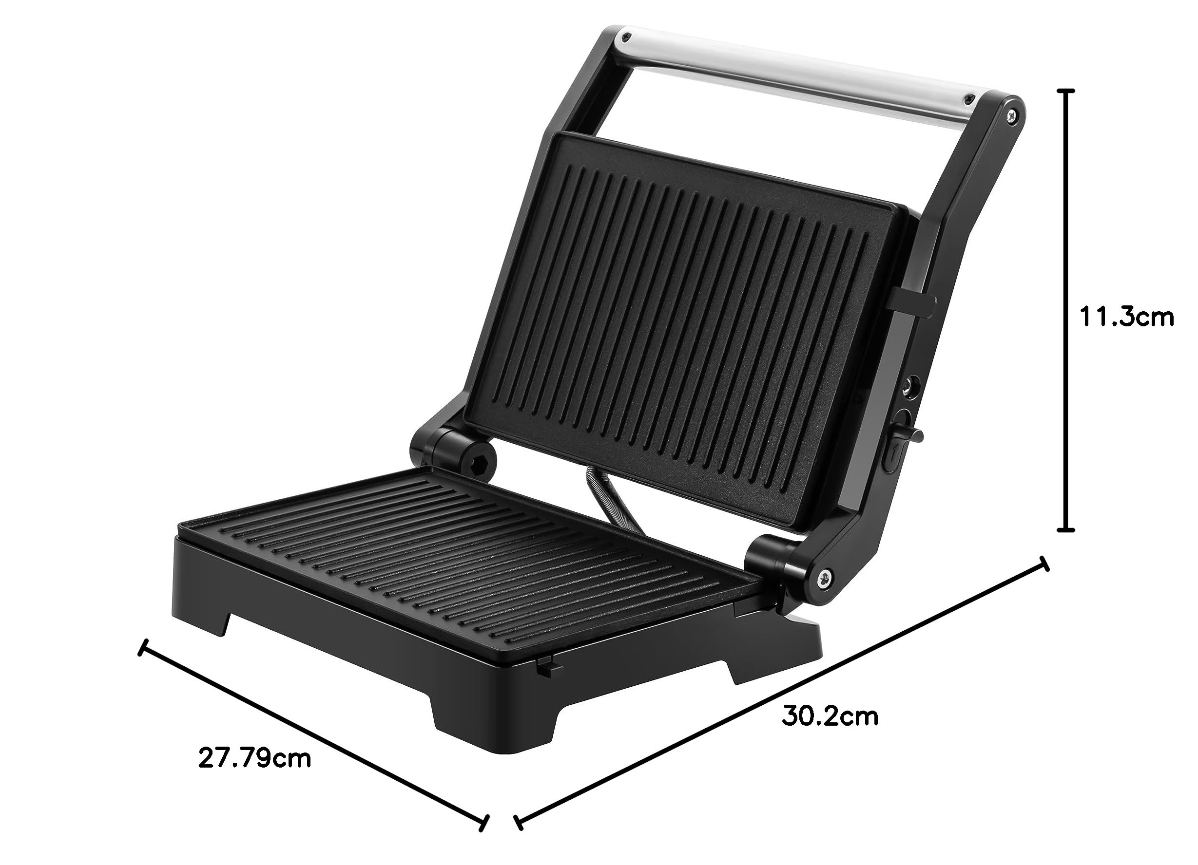 Tognana Iridea, Tostiera Mini Grill con termostato, rosso mela