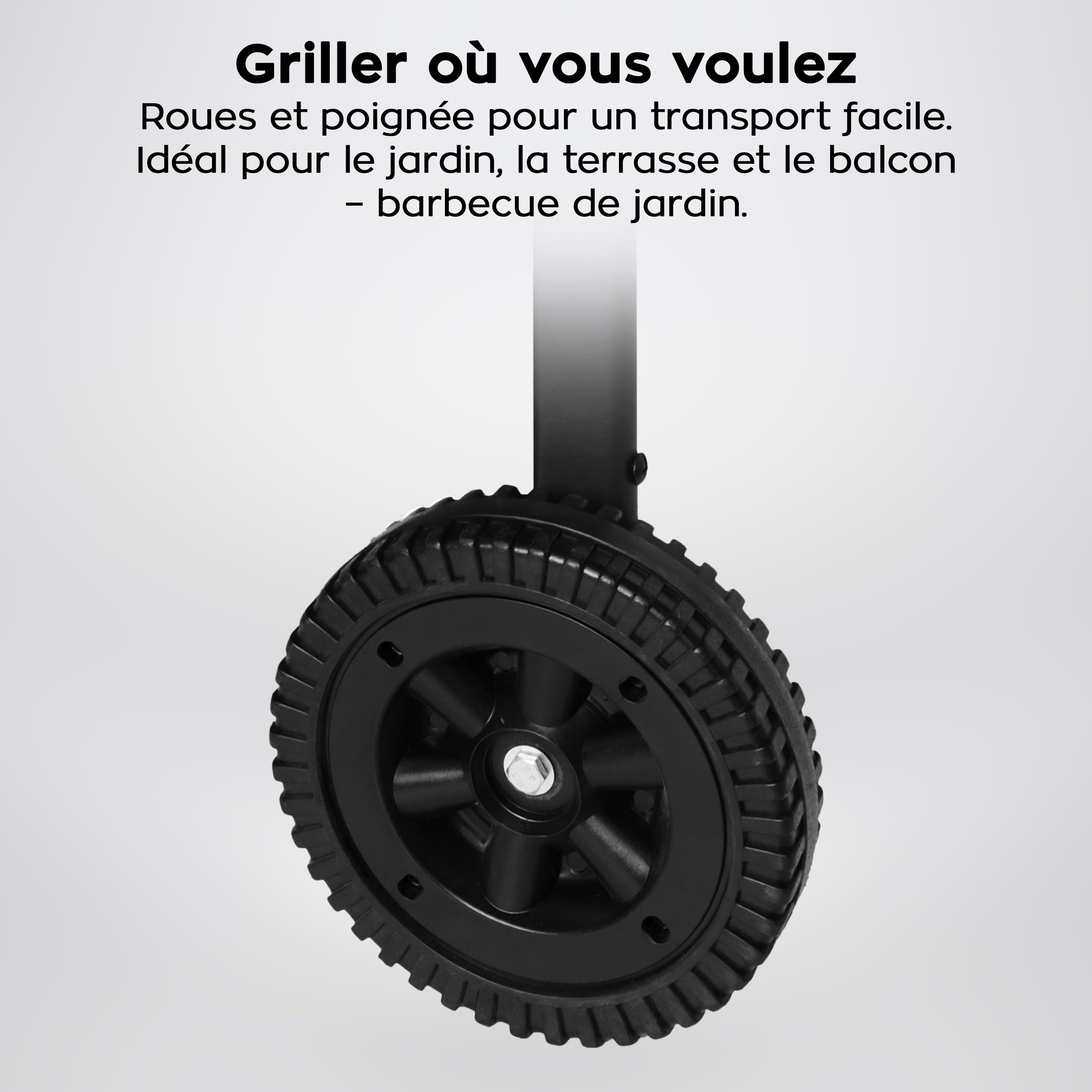 GREGMAN Roast 60 Barbecue Électrique & Charbon 5 kW | Gril Hybride Extérieur avec Couvercle | Thermostat | Ventilation | Moins de Fumée | Facile à Nettoyer | Terrasse Jardin Balcon