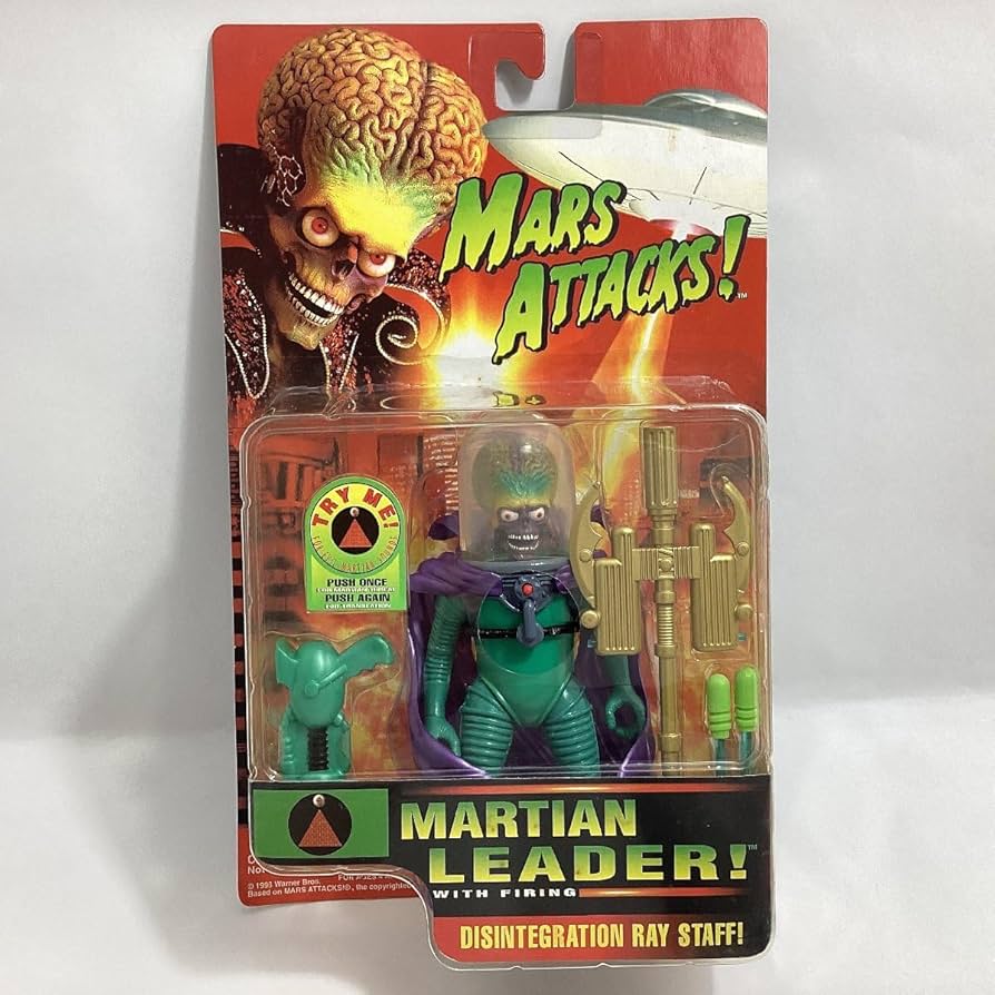 「マーズ・アタック！」アクションフィギュア２種（スパイガール／トルーパー） マーズ・アタック！」アクションフィギュア2種（スパイガール