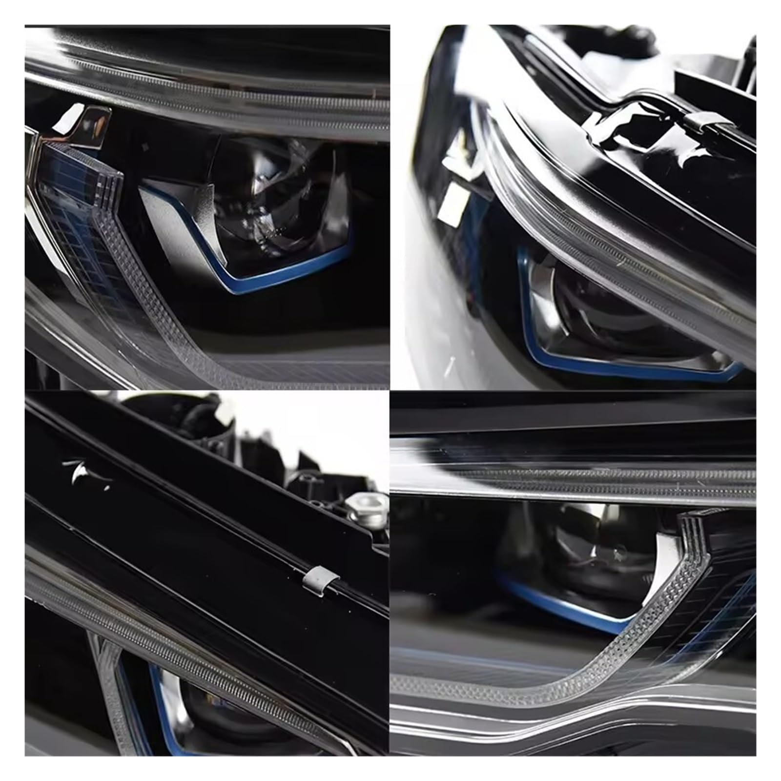 Fari Anteriori per BMW G20 G28 2019-2021, fendinebbia Gialli, luci diurne a LED, indicatori di direzione e luci Freno, Plug And Play.