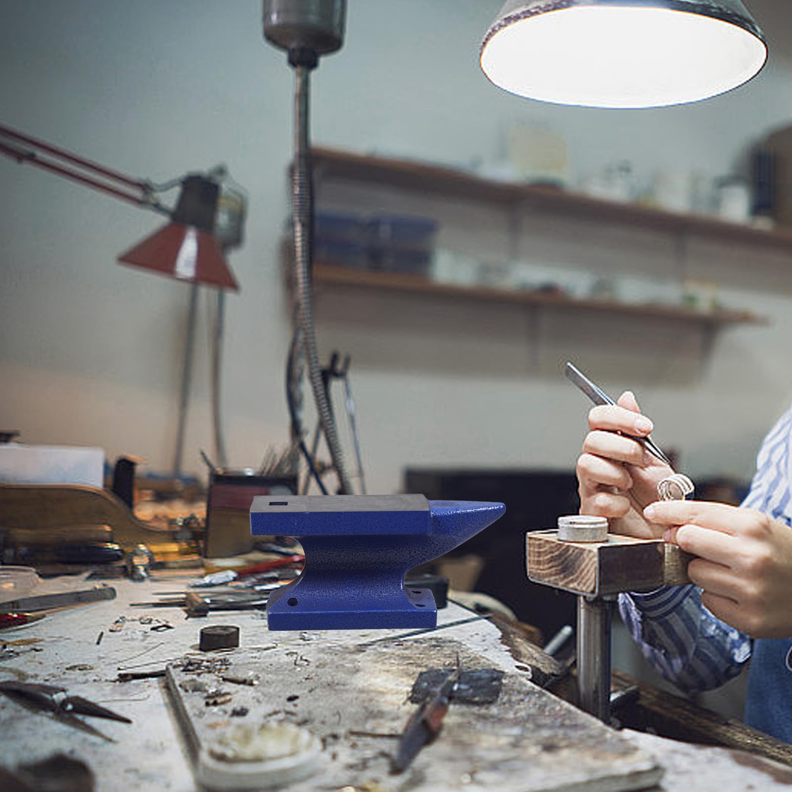 Genérico Hierro Resistente Pulverizado y Almohadilla Antidesgaste para Herramientas Manuales de Joyería y Artesanía