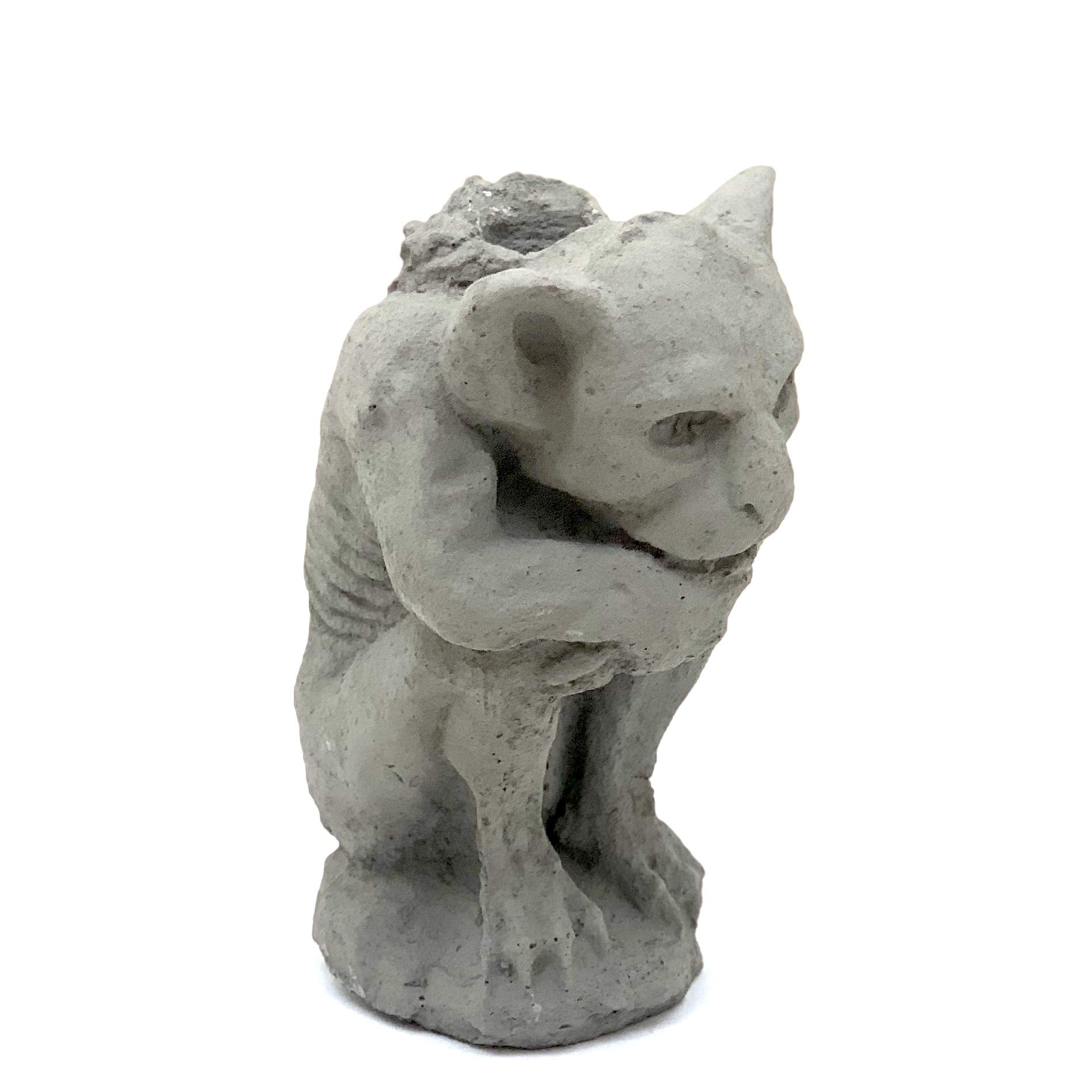 Amazon.co.jp: 座っているガーゴイルキャンドルホルダー ペア