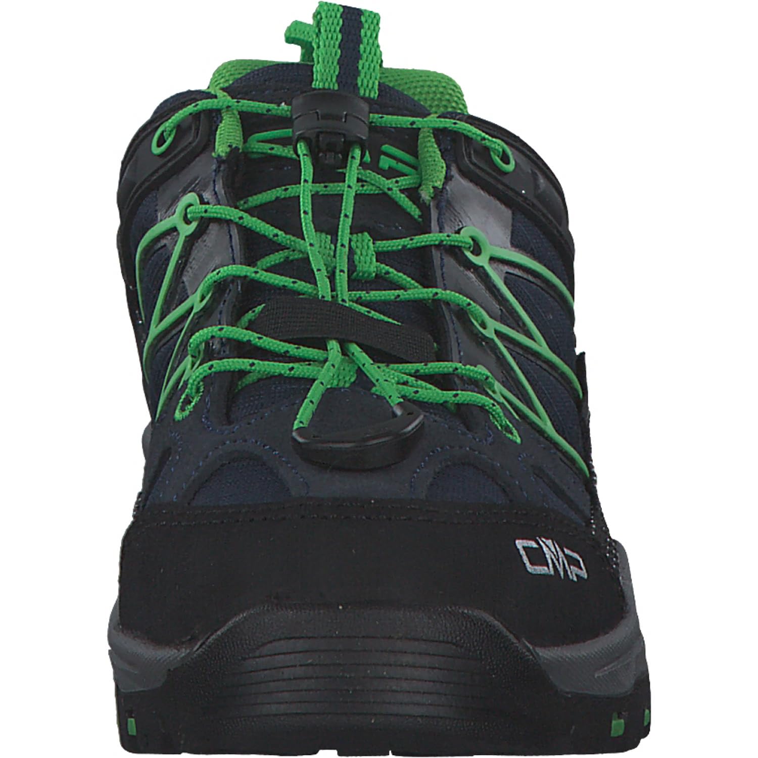 CMP Kids Rigel Low Trekking Shoes WP, Zapatos de trekking Unisex niños, Negro azulado Lagarto, 39 EU