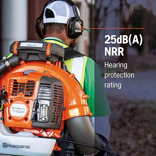 Miniatura 4 de Husqvarna Professional Headband Hearing Protectors 25dB(A) NRR, Lightweight Ear Protectors with Padded Headband and Clamshell Design for Hearing