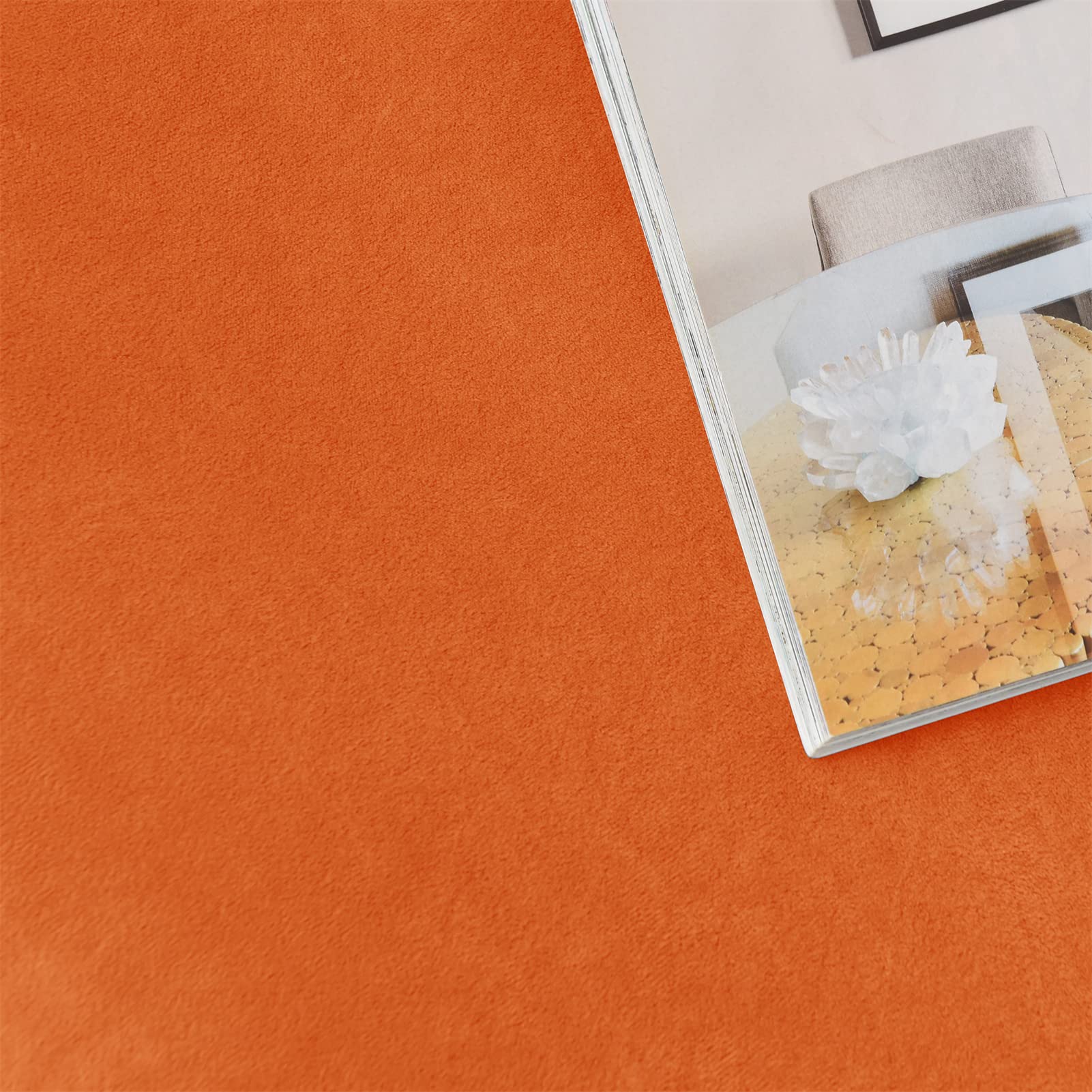 Funda de Terciopelo for sillón Relax de 2 plazas, Funda elástica for sillón reclinable, 6 Piezas,sofá, sofá, Protector de Muebles Sala de Estar(Orange)