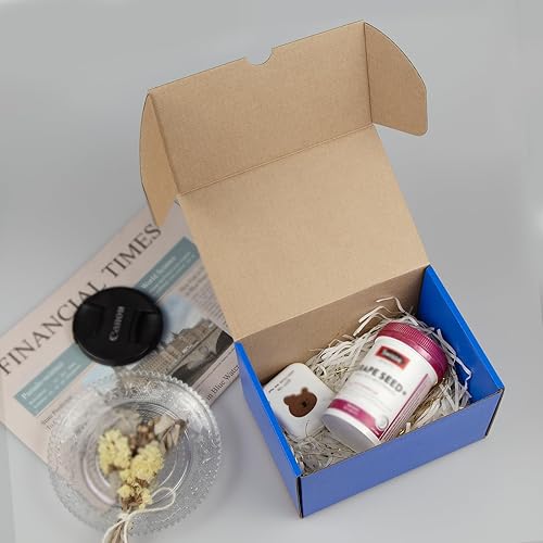 Miniatura 10 de Juego de 25 cajas de envío de 6 x 4 x 4 pulgadas, cajas de cartón corrugado marrón para embalaje de pequeñas empresas