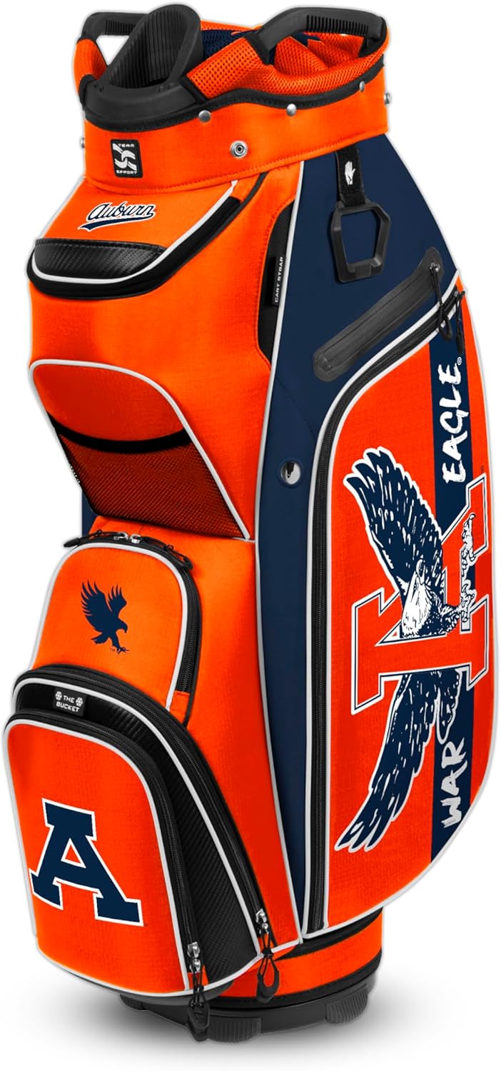 Team Effort Bucket III Cooler Cart Bag Limited Edition NCAA Auburn Tigers