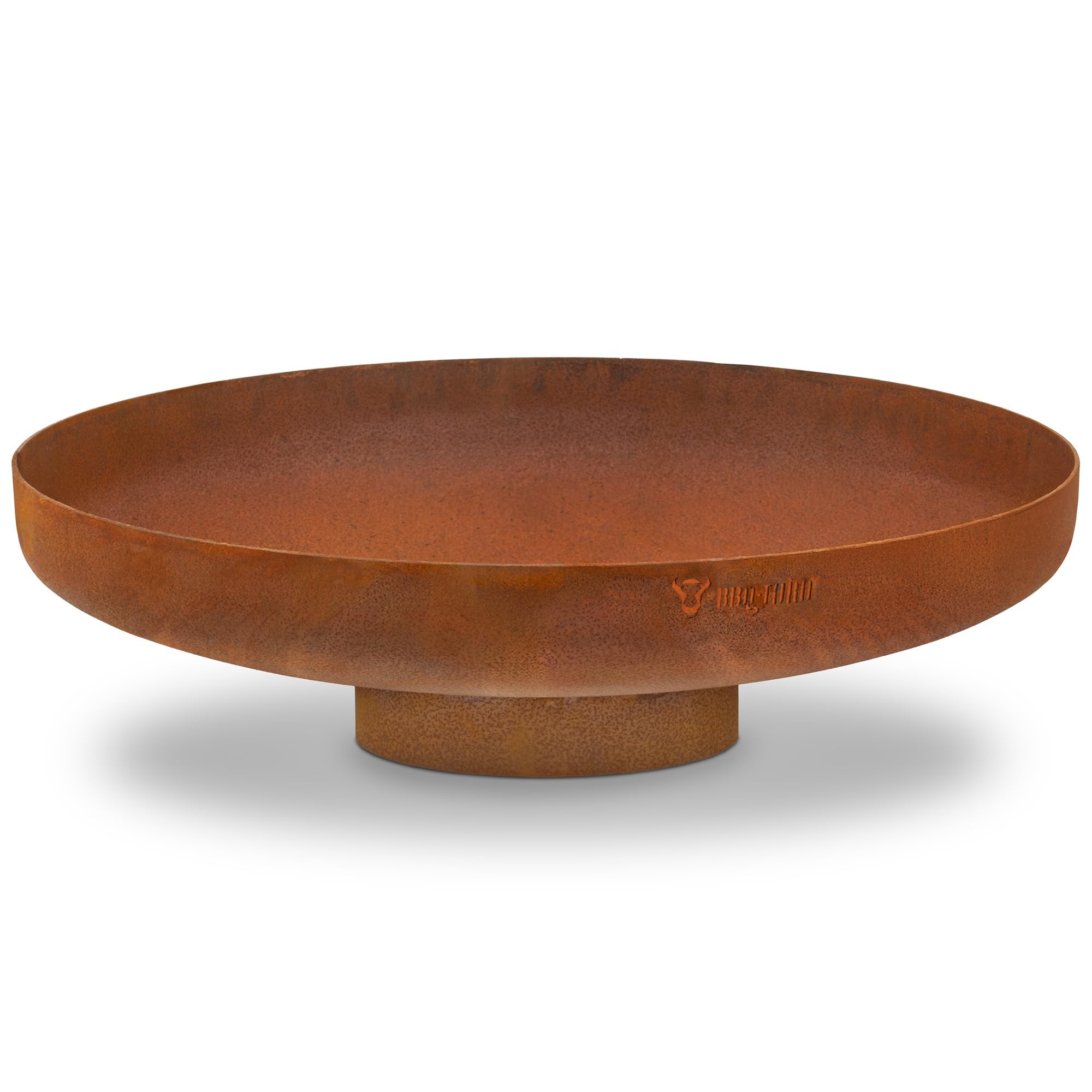 BBQ-Toro Brasero Ø 80 cm Rouille Foyer d'extérieur avec Pied Panier de Combustion Jardin