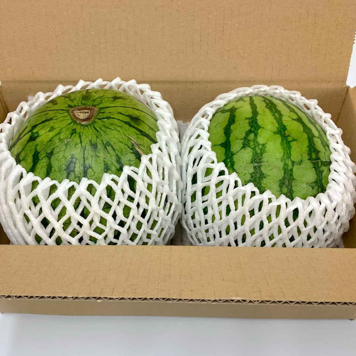 群馬県ブランド西瓜 藪塚こだますいか（小玉スイカ）秀品 2玉(約6キロ