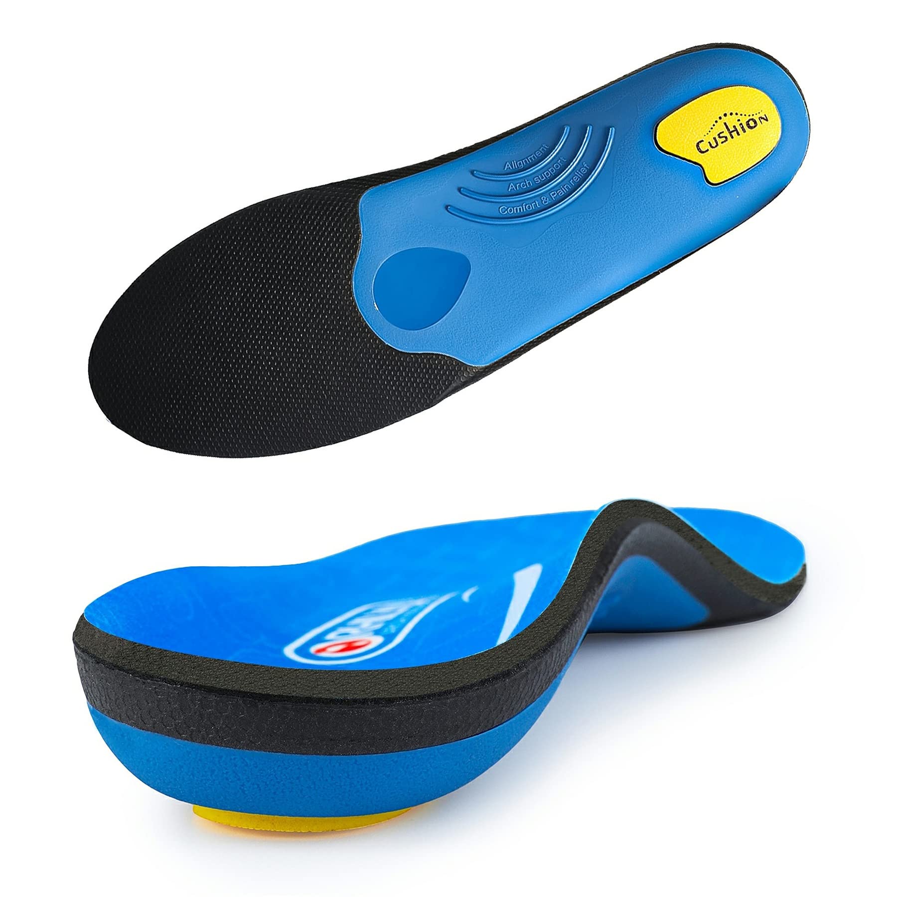 ORHILYAORHILYA Full-Length Metatarsal Arch Support with Shock-Absorbing Orthopedic Insole Flat Feet Plantar Fasciitis to Help Reduce Foot Fatigue