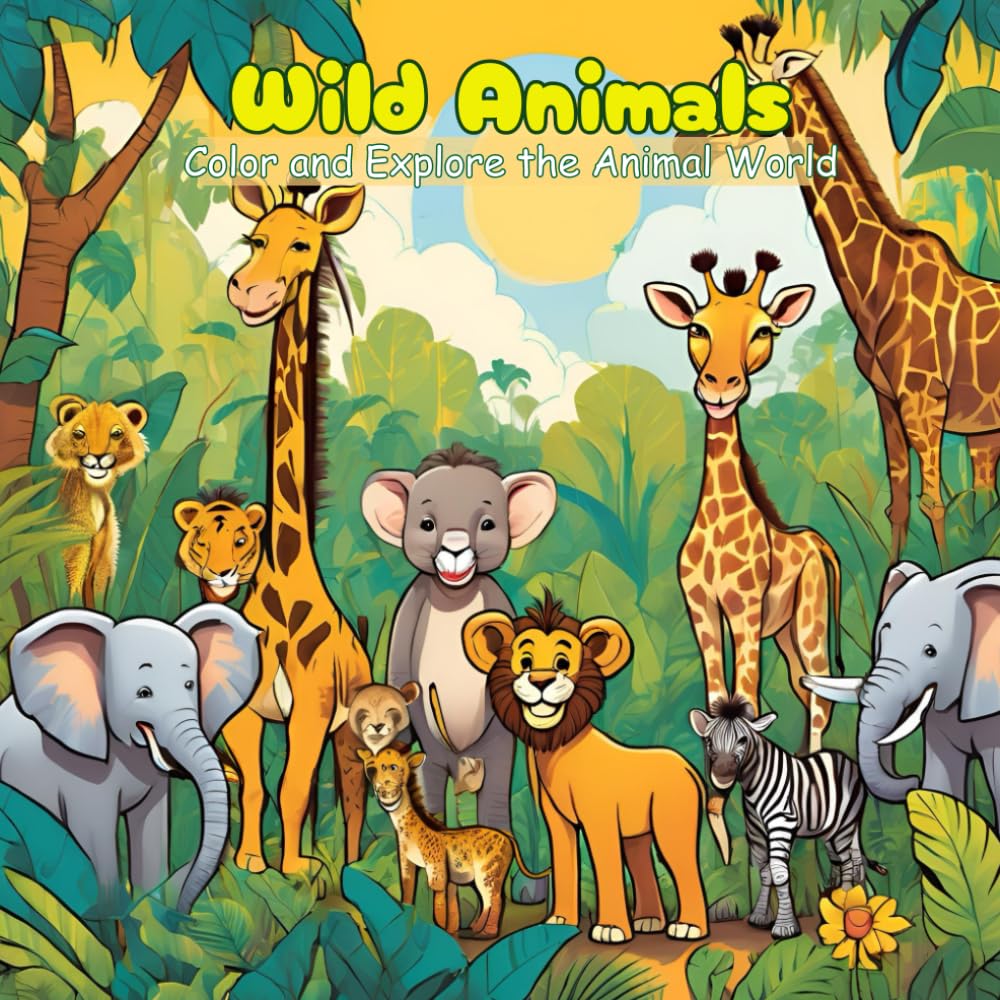 Wild Animals: Color And Explore The Animal World
