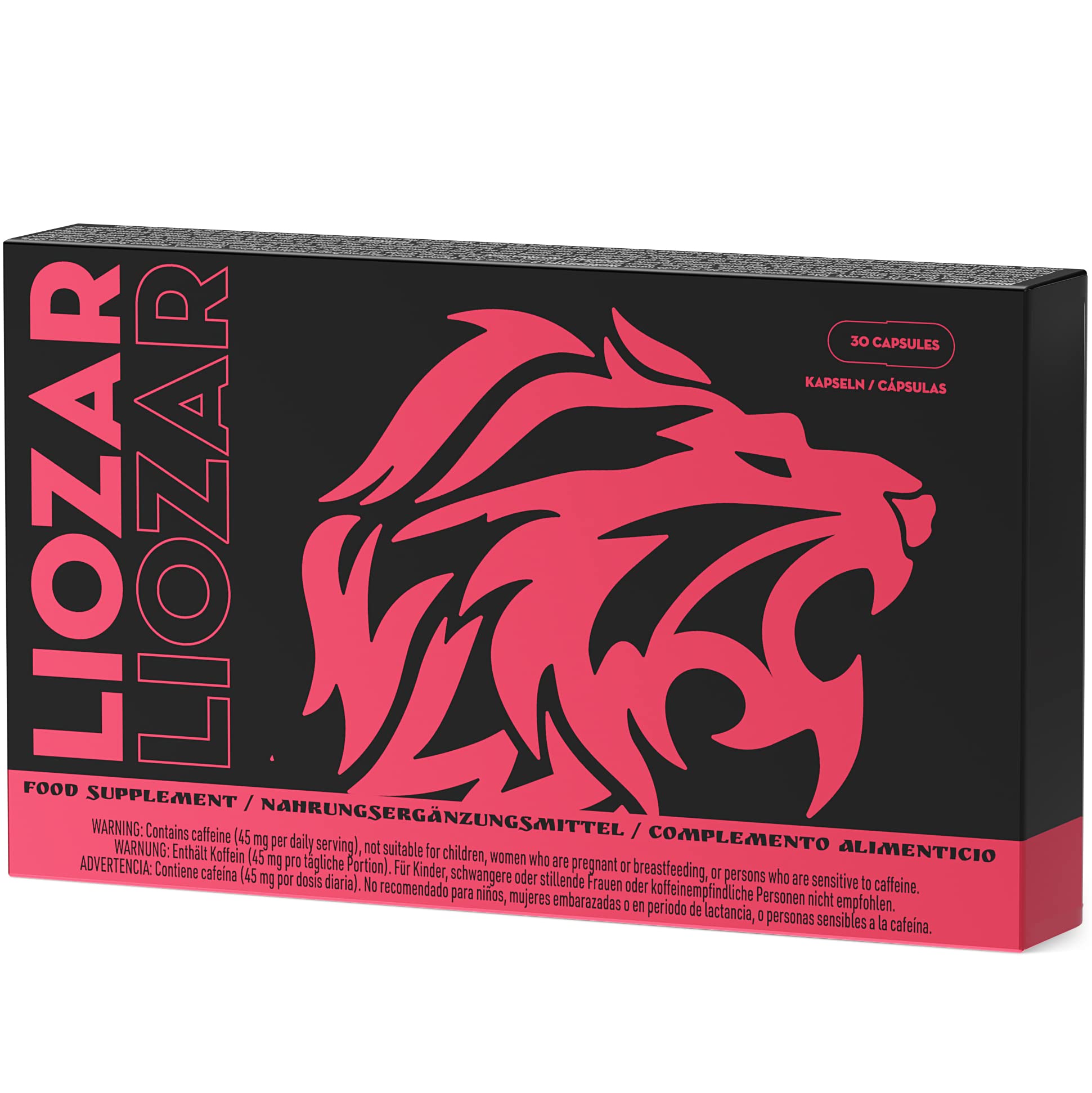 Liozar - High Strength in Selenium, Ginkgo, Maca, D-Aspartic Acid, Ginseng to Support Men (30 Count (Pack of 1))