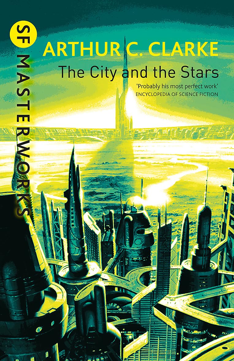 Sir Arthur C. Clarke The City & The Stars Paperback Fiction Book