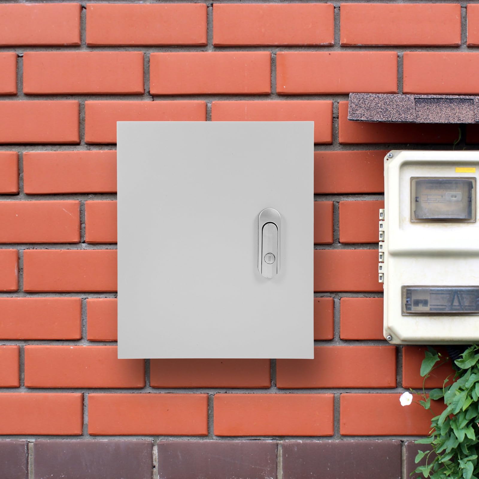 Zerodeko Wasserdichte Metall verteilerdose mit Abnehmbarer Verzinkter Montageplatte Großer Innenraum Abschließbar Staubdicht für Innen Außenbereich Vielseitige Elektroinstallation