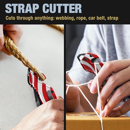 Miniatura 6 de GOOD WORKER Navaja de bolsillo con la bandera estadounidense  Pequeños cuchillos legales para EDC  Regalos patrióticos americanos  Cuchillos