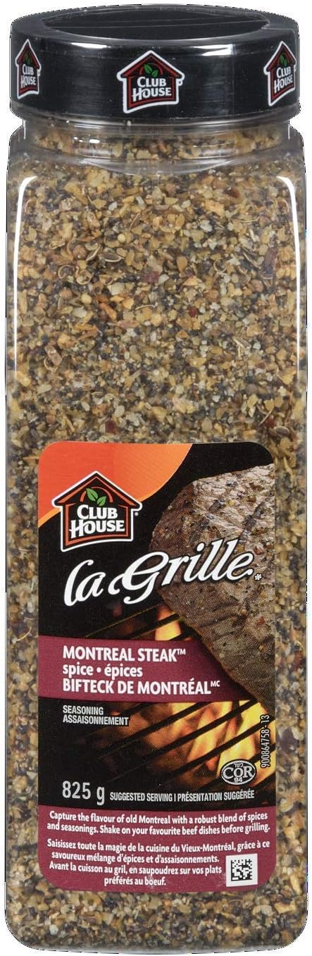 Club House La Grille Montreal Steak Spice, 825 Grams/29.10 Ounces {Imported from Canada}