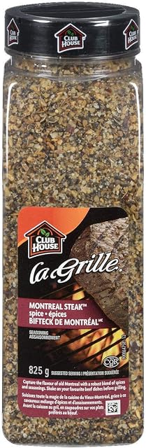 Club House La Grille, Grilling Facile, assaisonnement d'épices Steak de Montréal, 825g