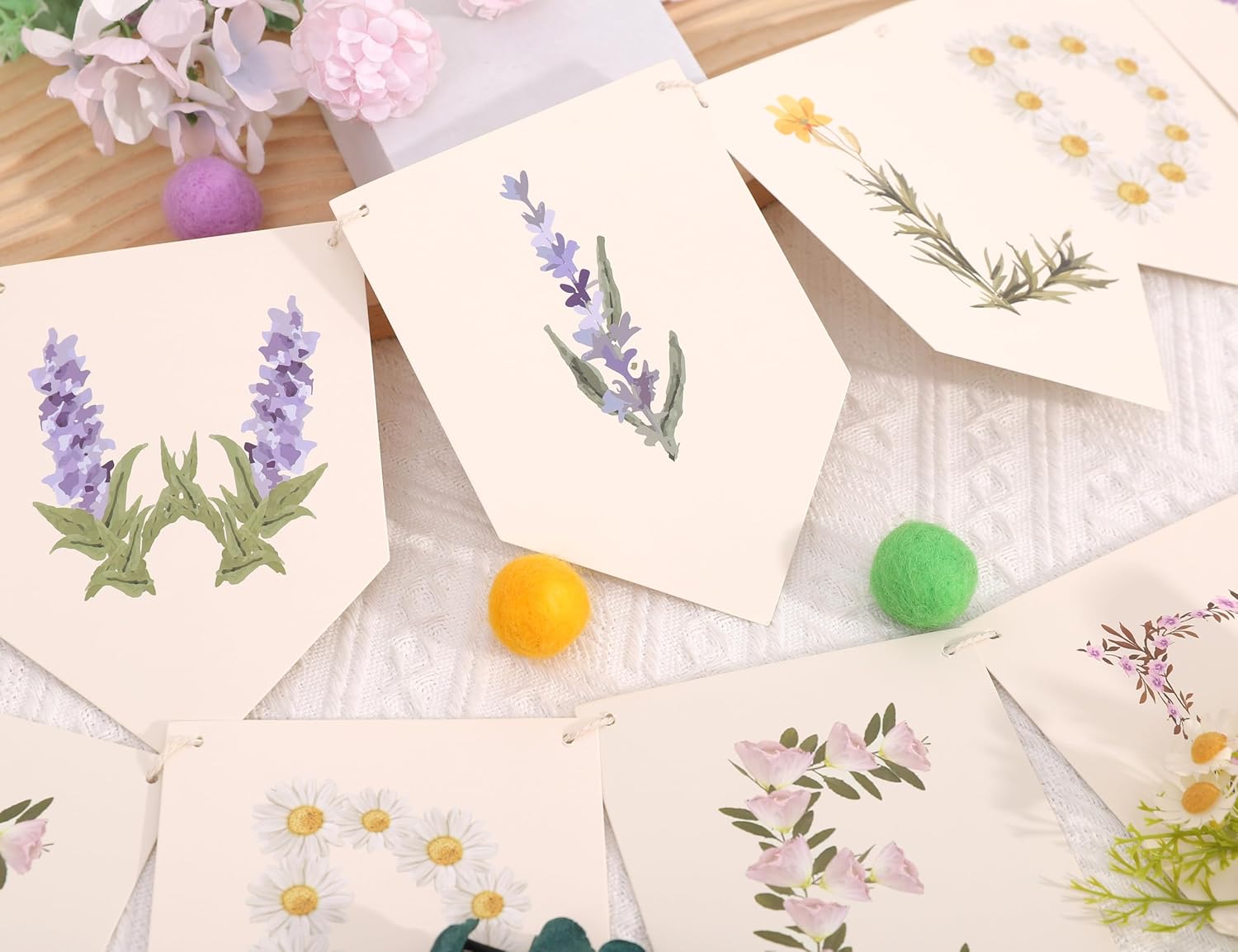 Wild and Onederful Hanging Banner - Wild One Baby Girl Birthday Banner, Wildflower Baby Shower Party Decorations, Market Farmers Birthday Party Supplies, Cake Smash Photo Props - Image 7