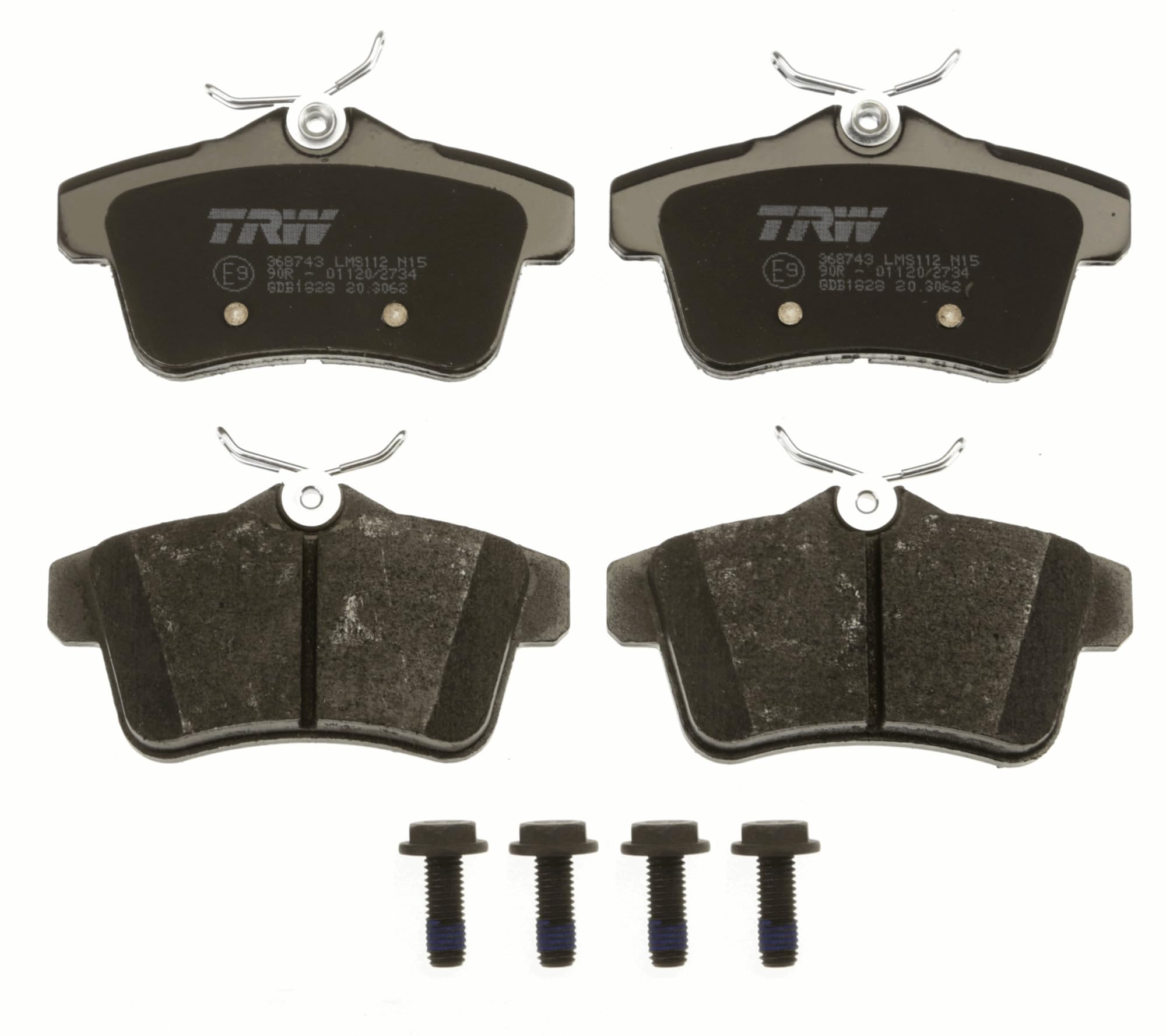 Rear TRW-OE GDB1828 Brake Pad Set, disc brake for CITROËN,DS,DS (CAPSA),JEEP,PEU