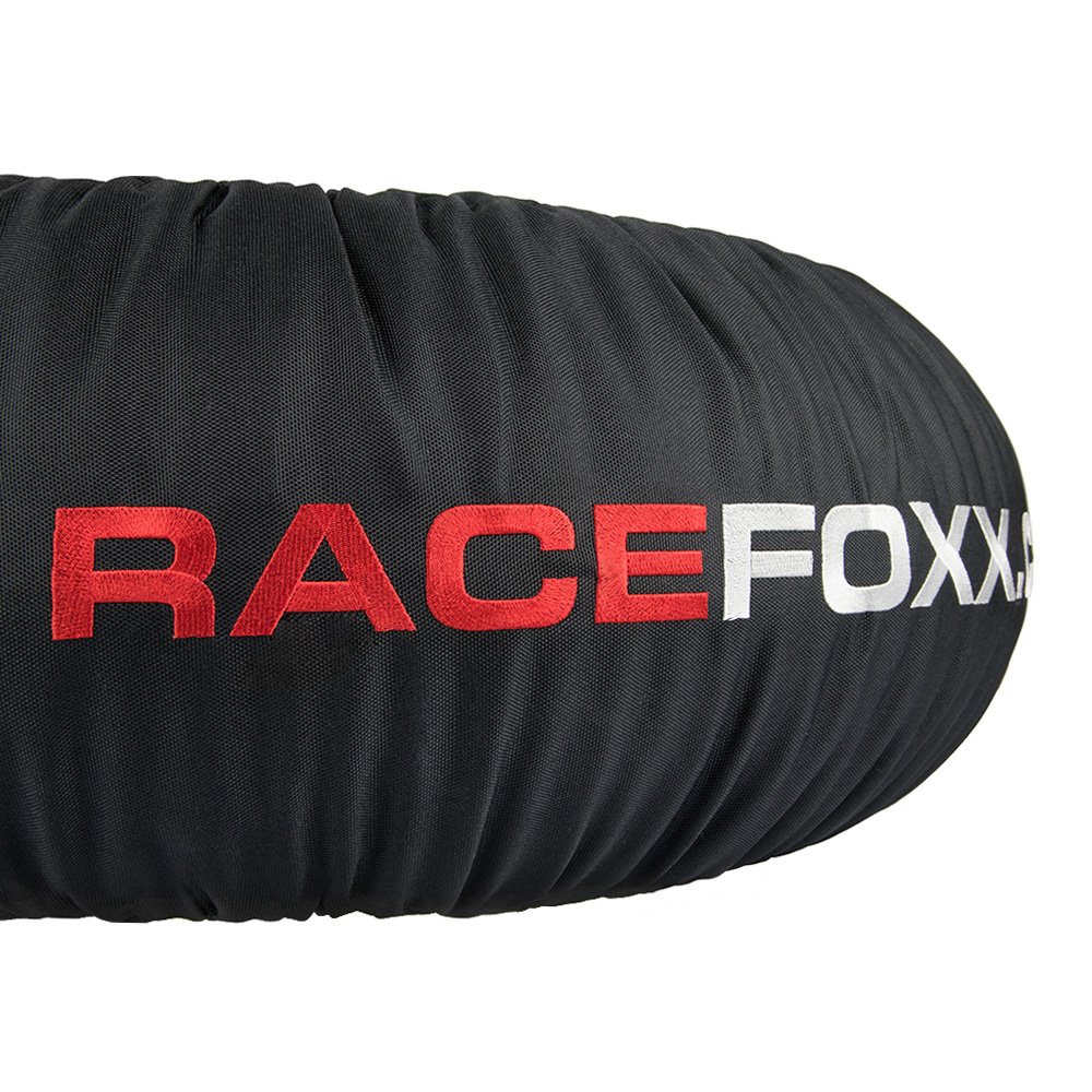 RACEFOXX Basic Reifenwärmer Tyre Warmers 80° C Heiztemperatur Superbike, 120/17 vorne und 180 bis 200/17 hinten Rennsport Heizdecken Motorrad