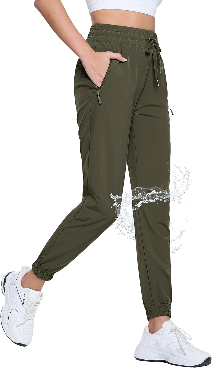 Lightweight Quick-Dry Women’s Joggers with Pockets for Summer Hiking Lightweight Quick-Dry Women’s Joggers with Pockets for Summer Hiking